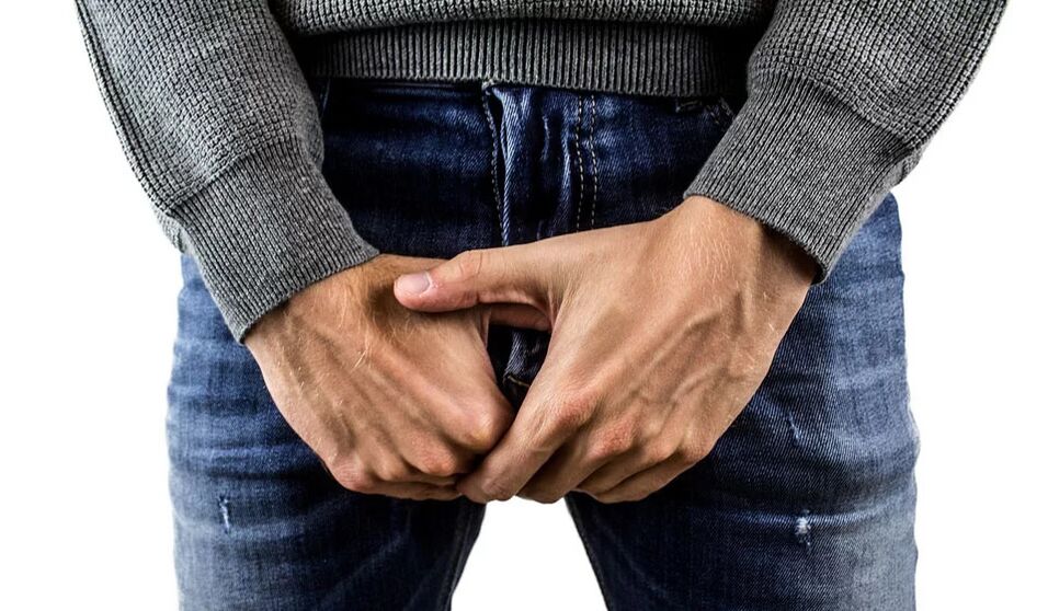 Dor entre as pernas con prostatite